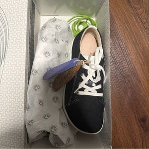 Birkenstock Arran Kids Canvas Sneaker Shoes Color Blue Size EU 33 NIB